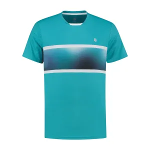 104241-429 | MENS HYPERCOURT EXPRESS CREW TEE 2 | ALGIERS BLUE / WHITE
