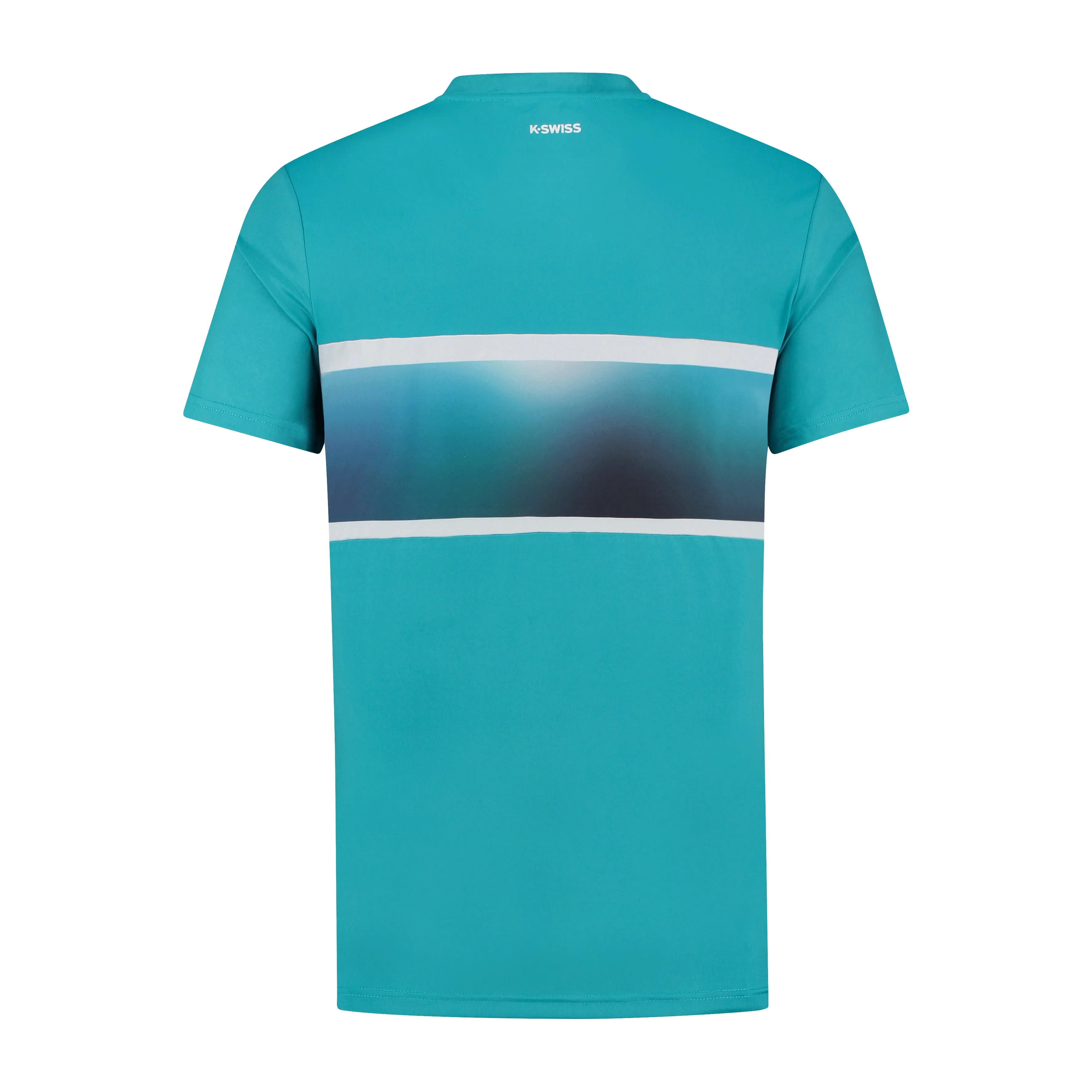 104241-429 | MENS HYPERCOURT EXPRESS CREW TEE 2 | ALGIERS BLUE / WHITE