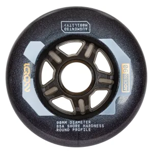 Access 90 Dark Grey 4-pack