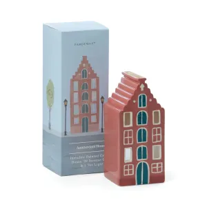 Amsterdam House Style Incense & Tea Light Holder Ceramic House