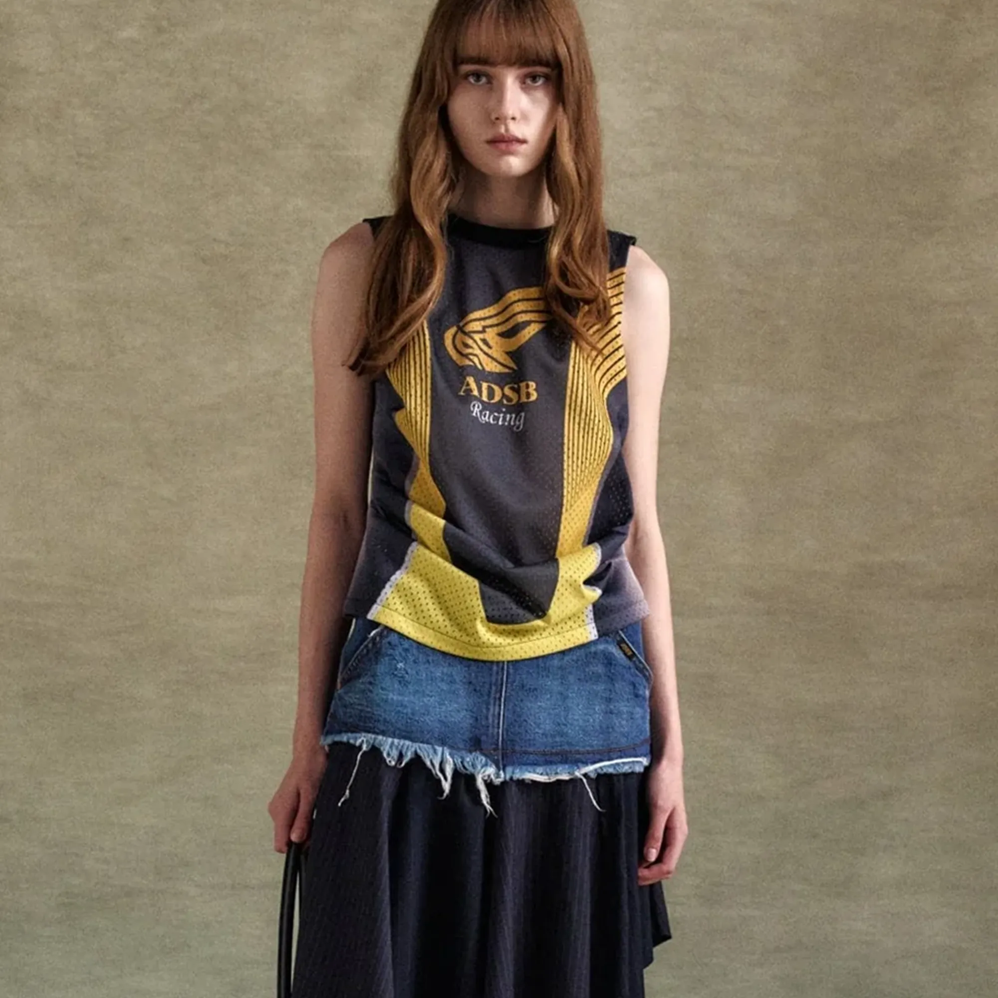 Andersson Bell Racing Reworked Sleeveless Charcoal ATB1305W