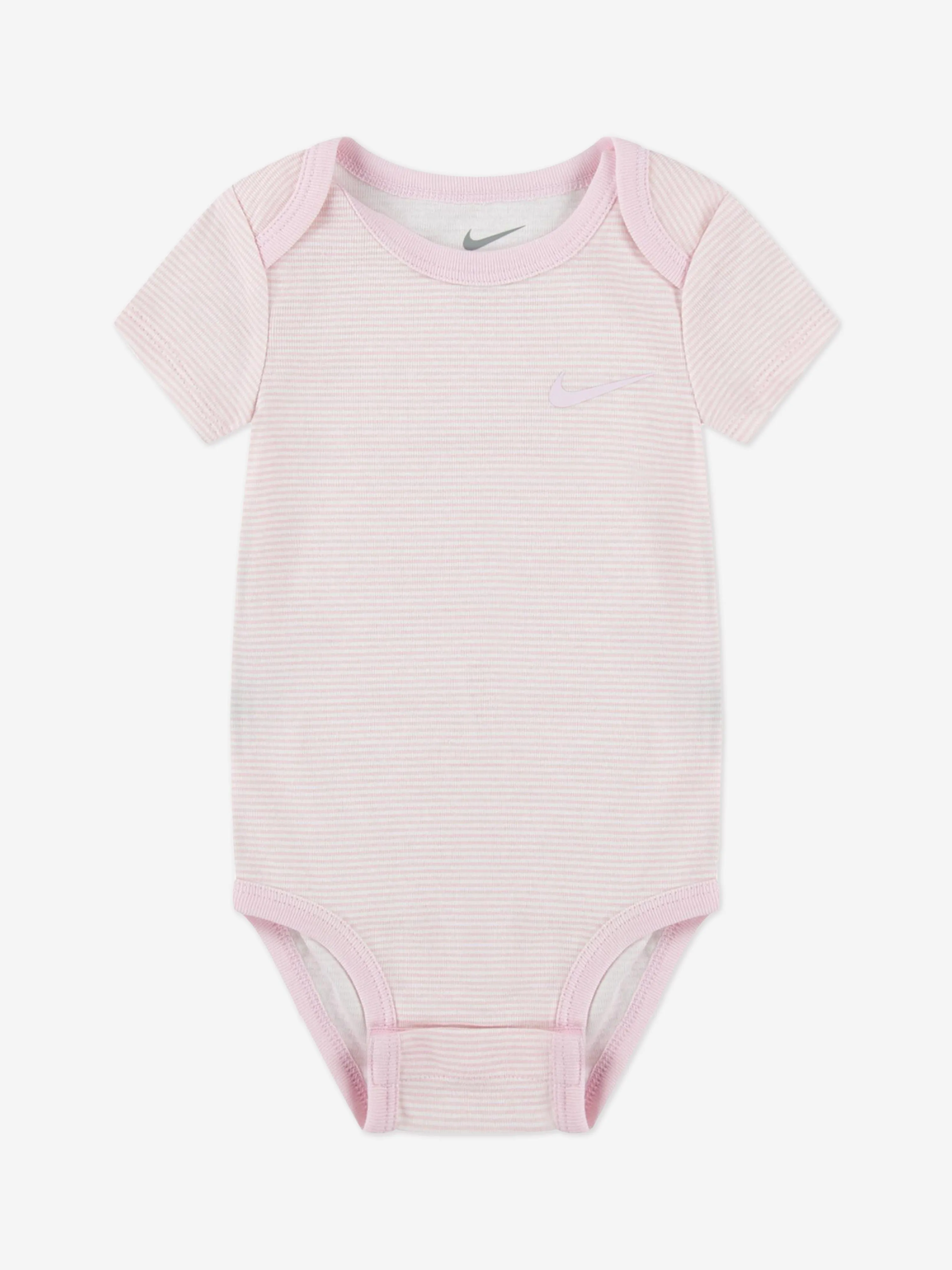 Baby Girls Essentials 3 Pack Bodysuit Set in Pink