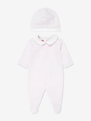 Baby Girls Zigzag Babygrow Set in Pink