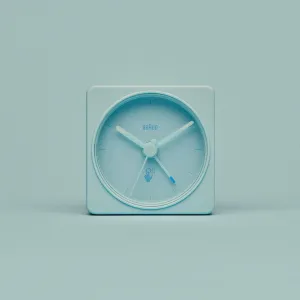 BC02 Off-White™ x Braun limited edition classic travel analogue alarm clock - blue