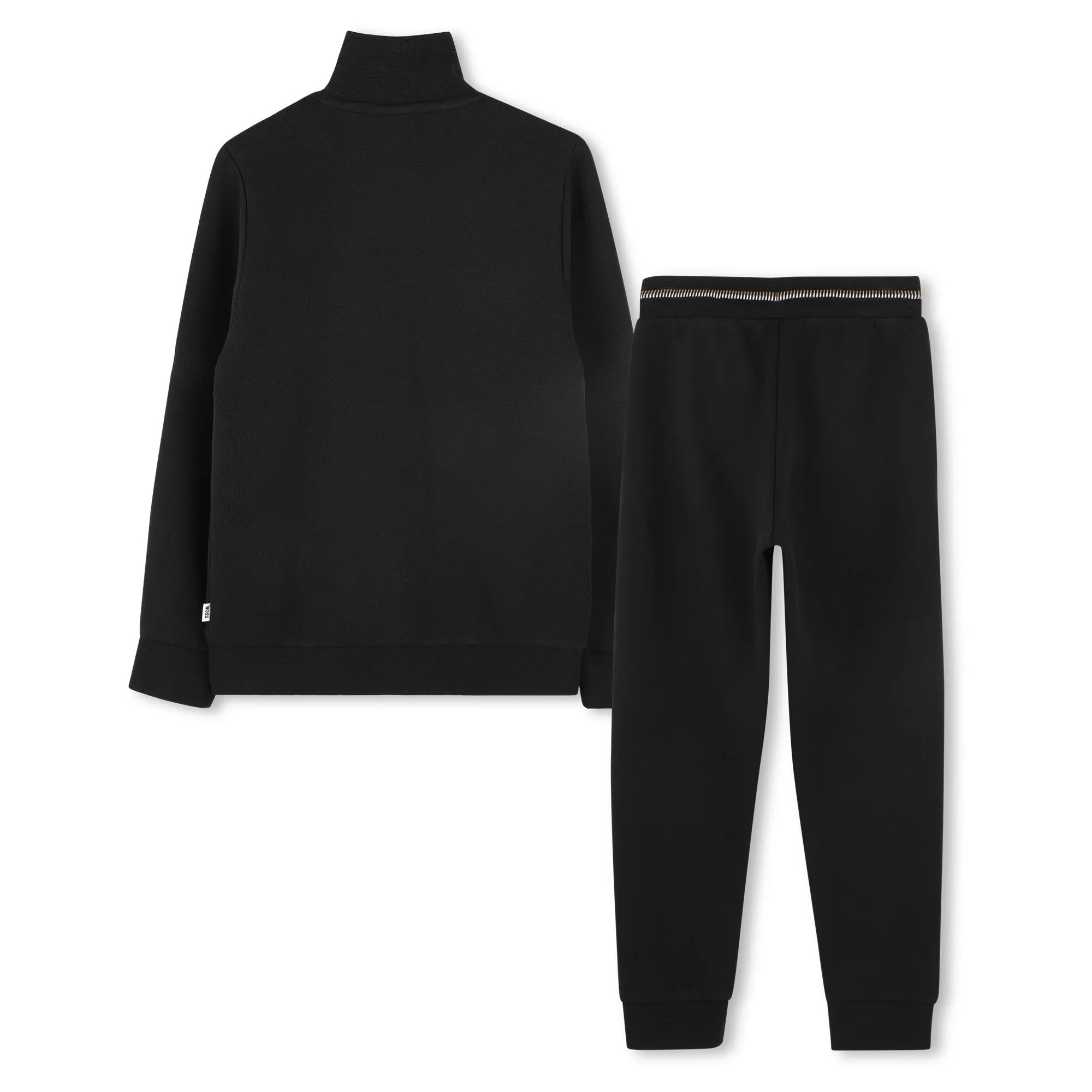 Black Jacket & Trousers Sports Outfit Set