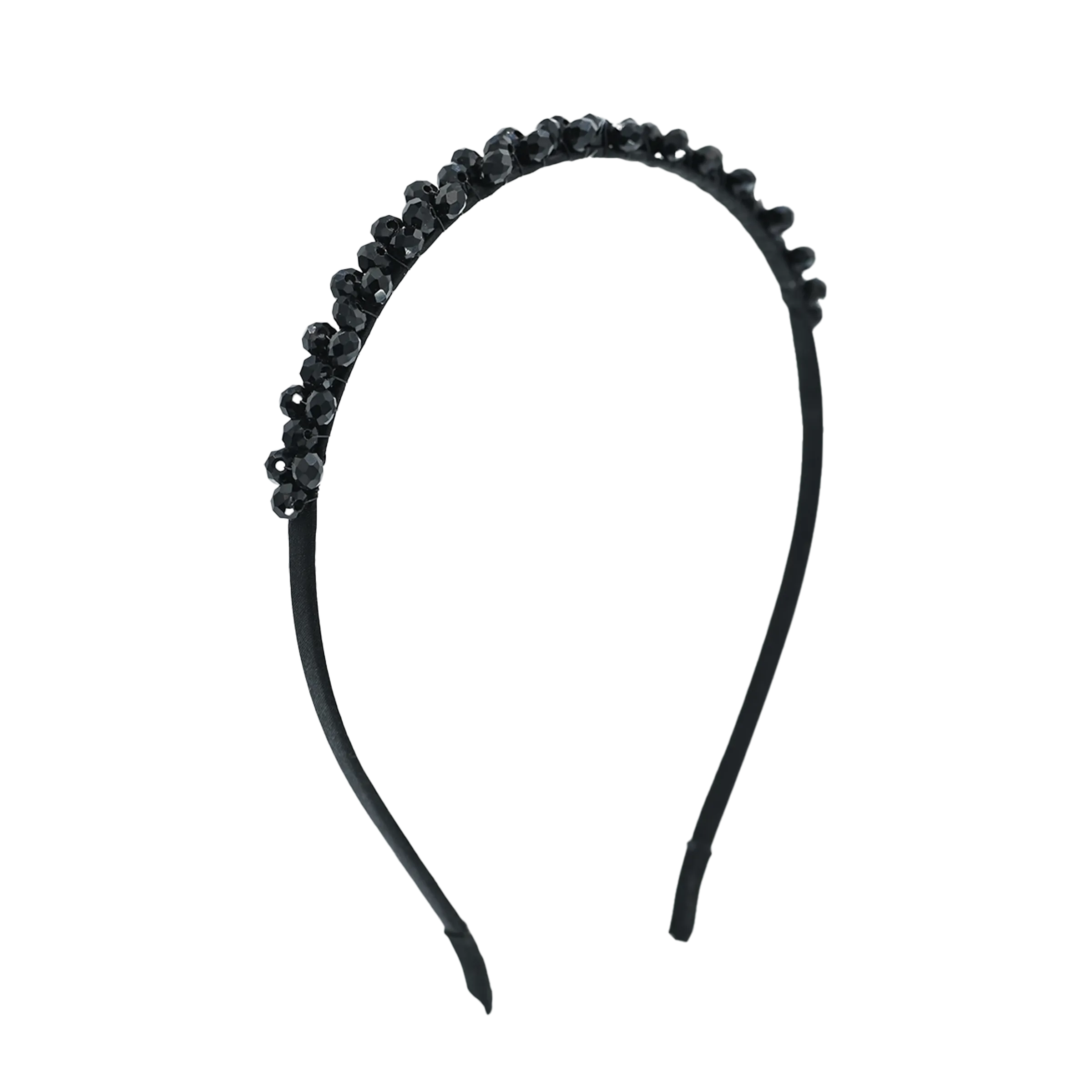 Black Onyx Clover Headband