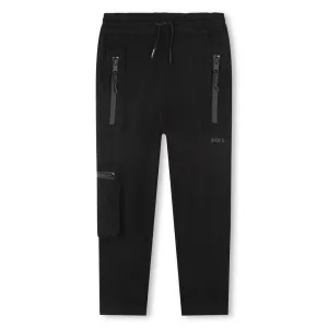 Black Viscose Joggers