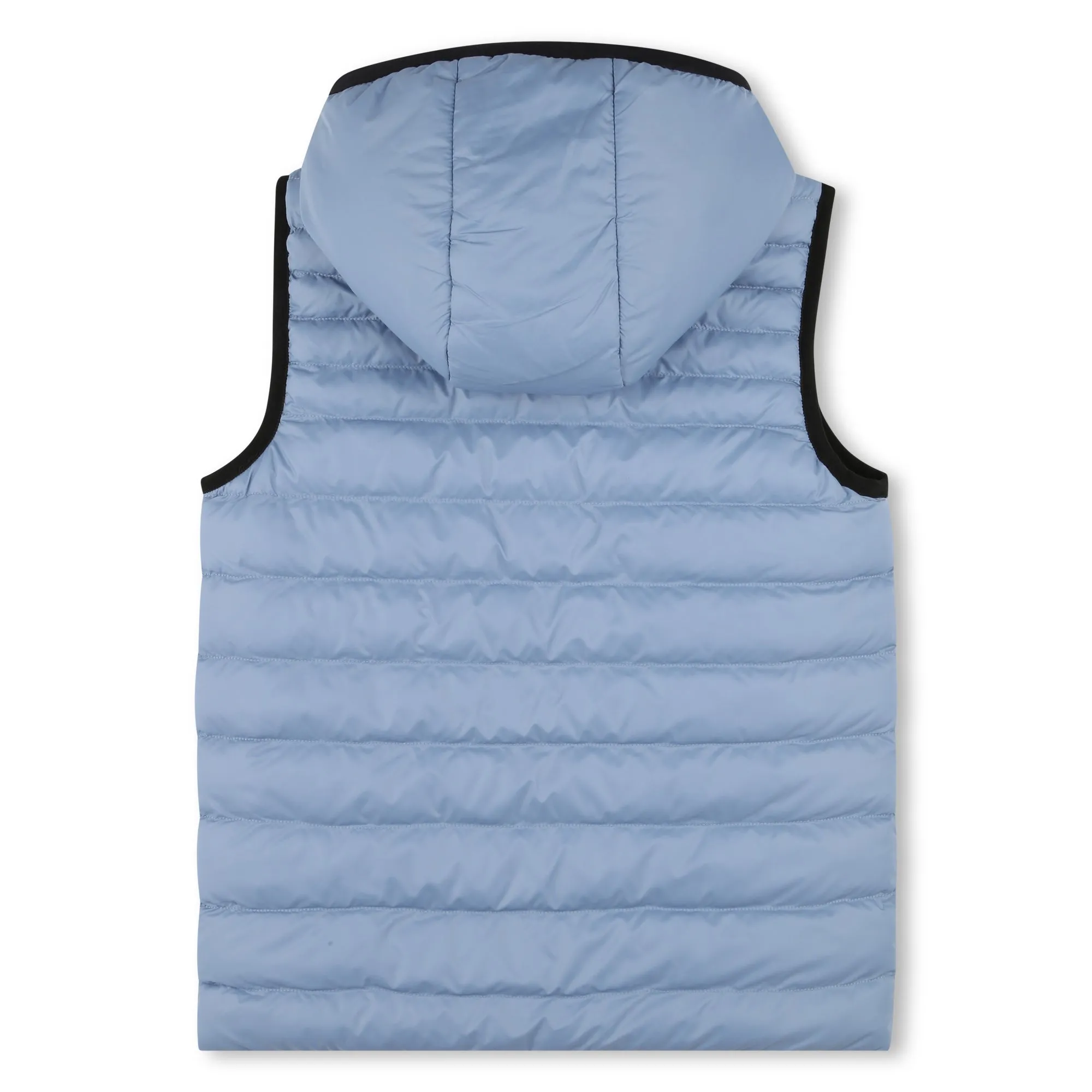 Blue Reversible Logo Puffer Vest