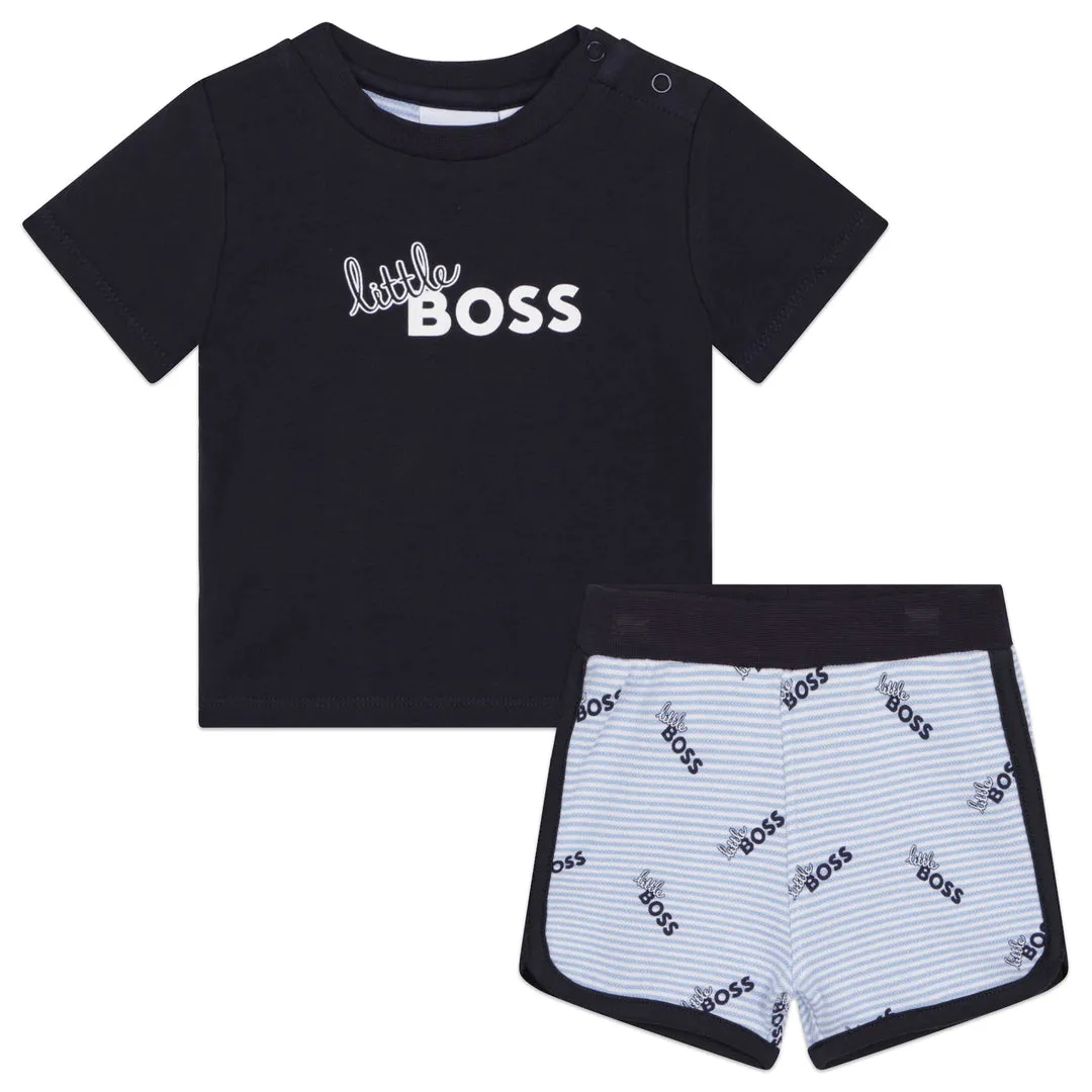 Blue T-Shirt & Shorts Set