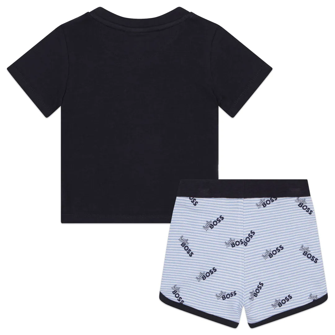 Blue T-Shirt & Shorts Set