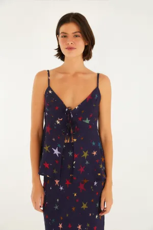 Blusa Alcinhas Noite Estrelada E