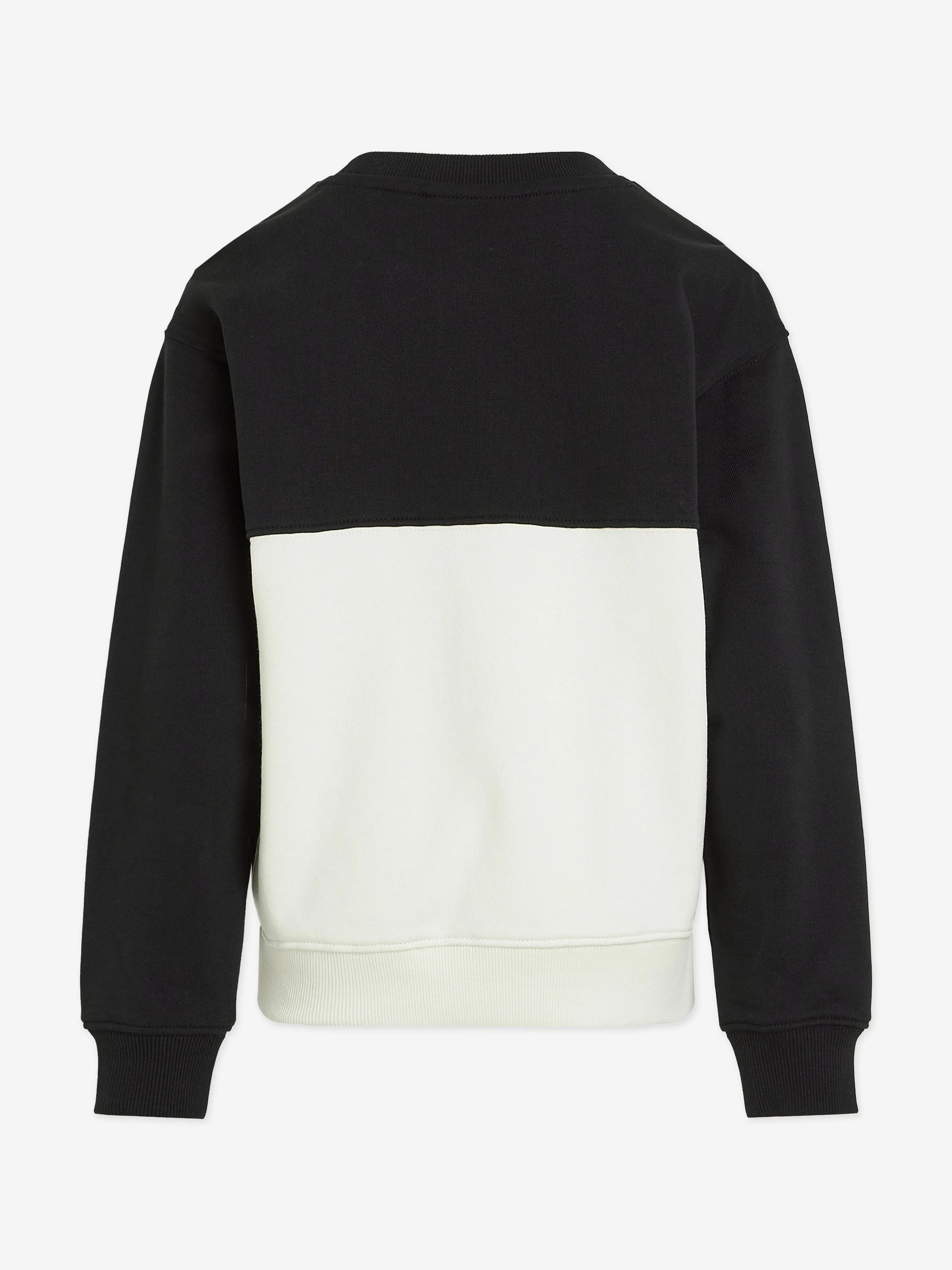 Boys Colourblock Sweatshirt in Black