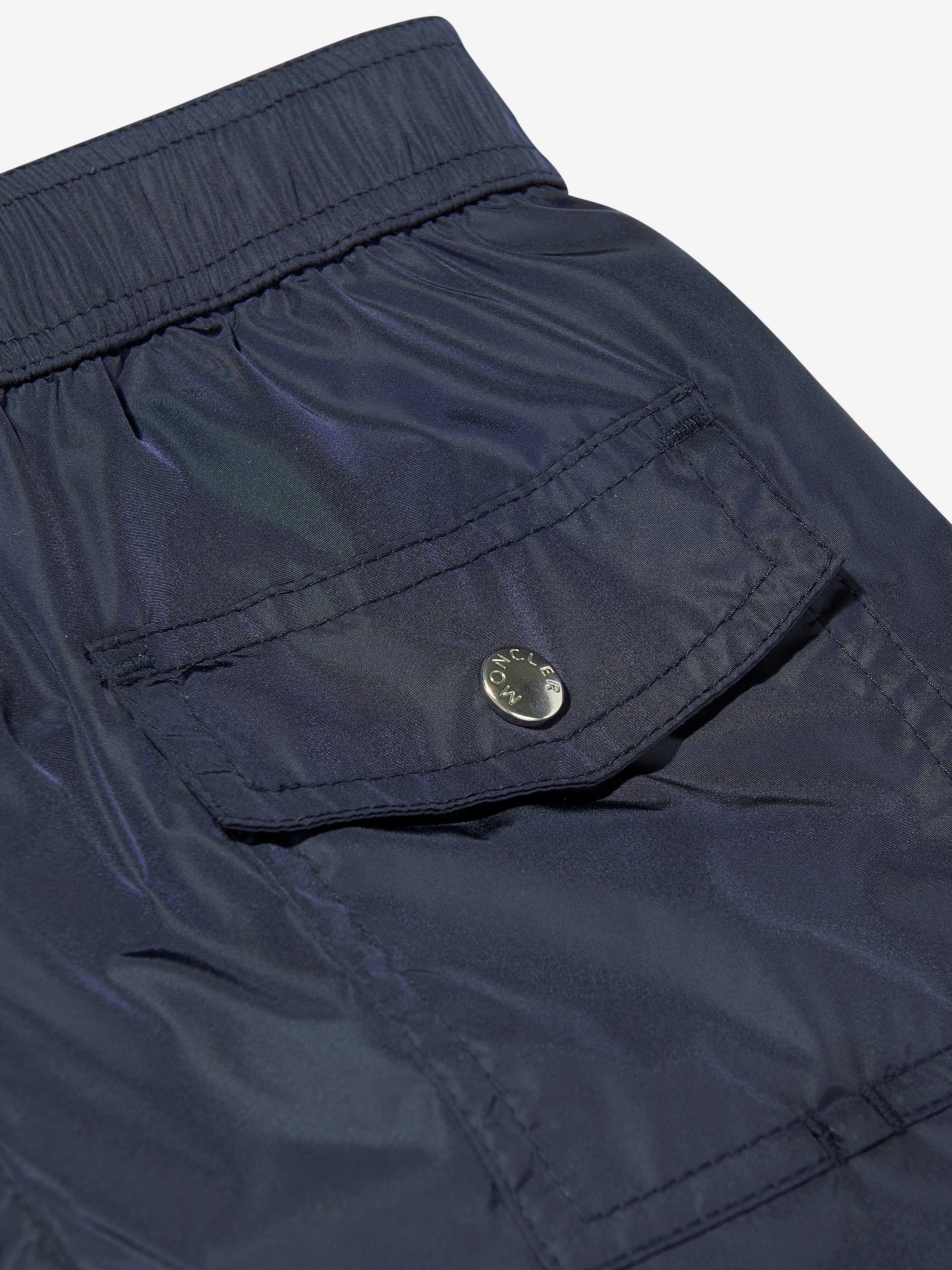 Boys Logo Swim Shorts in Navy