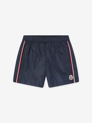Boys Logo Swim Shorts in Navy