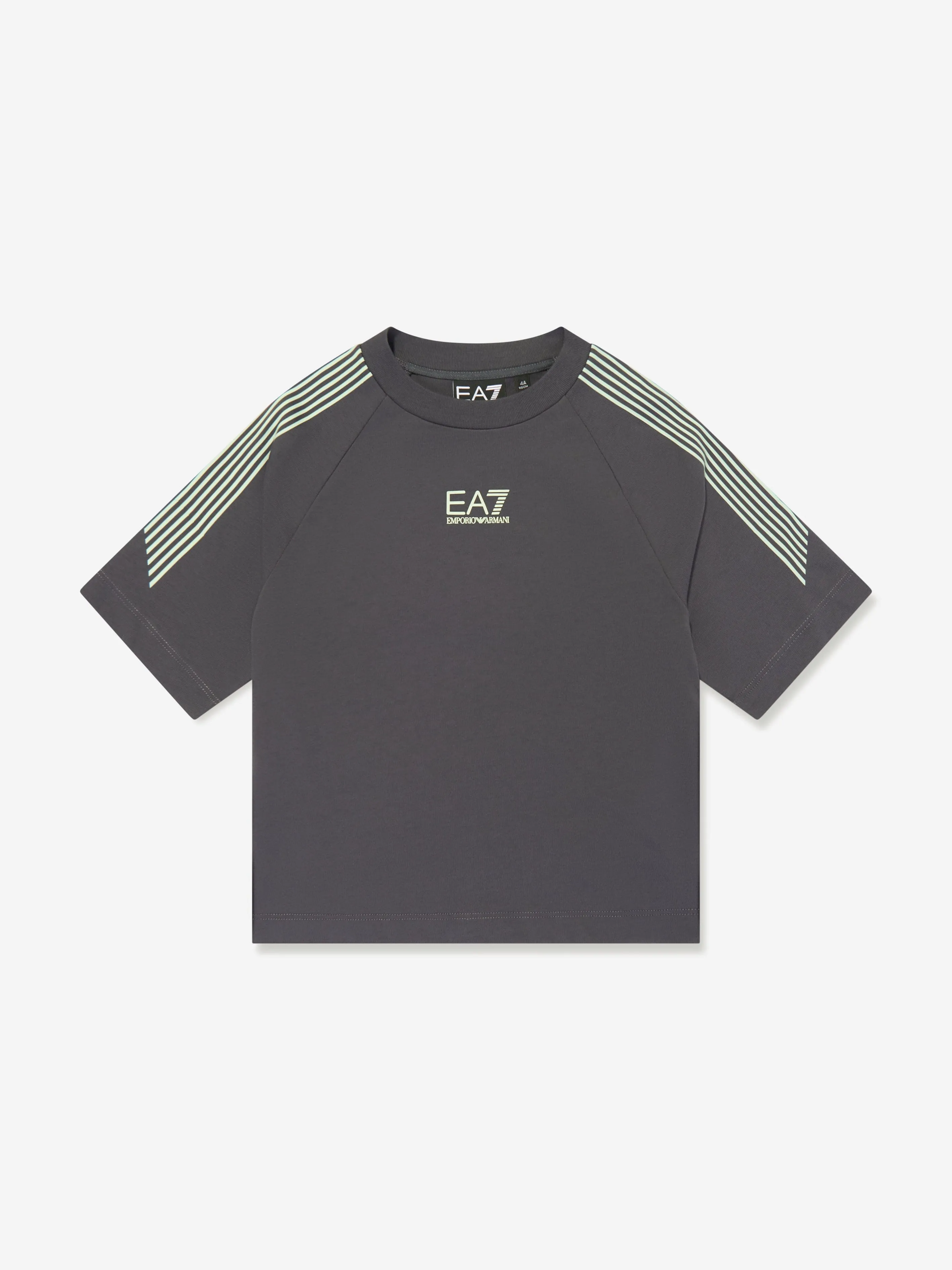 Boys Logo T-Shirt in Grey