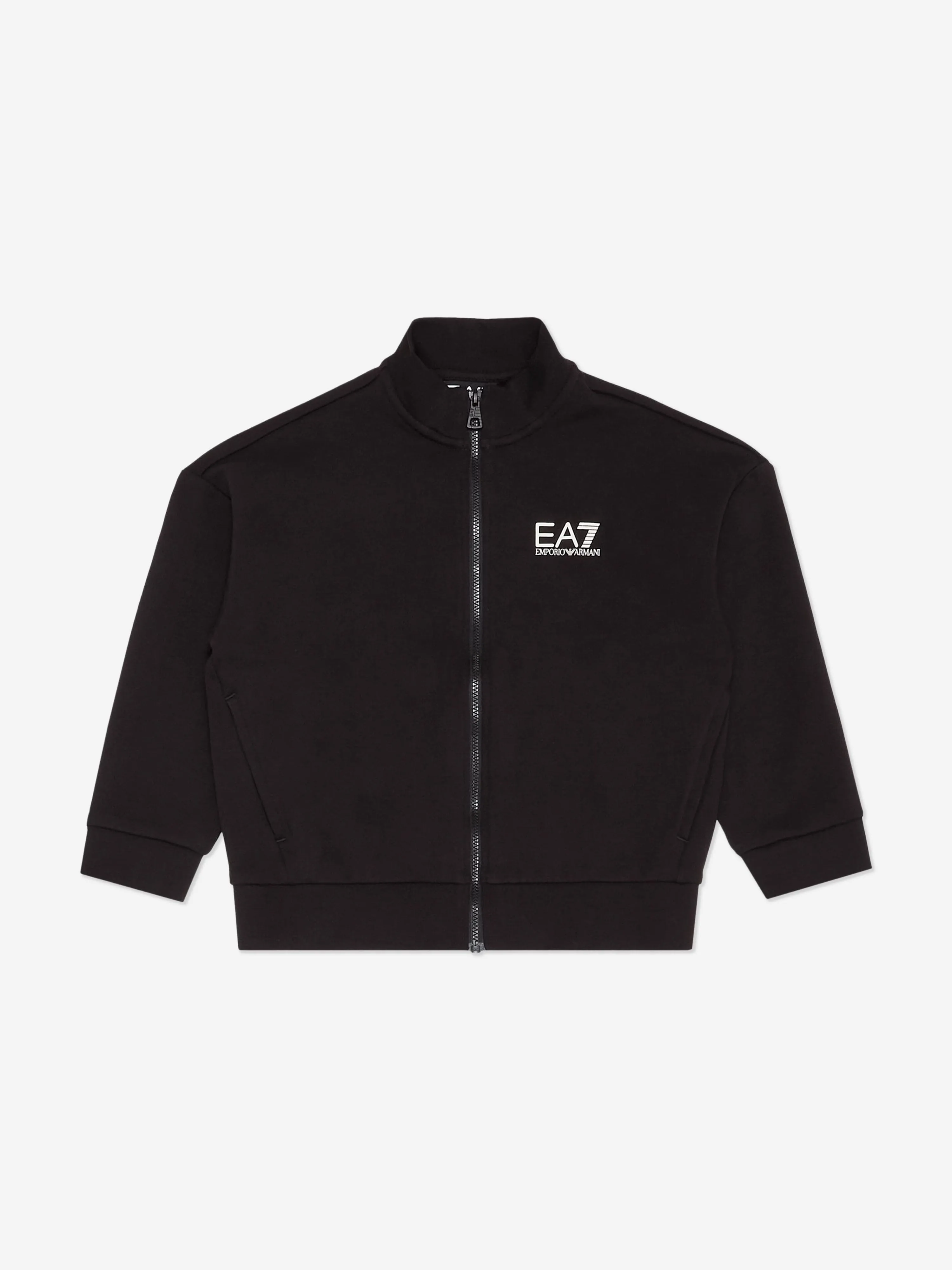 Boys Logo Tracksuit in Black