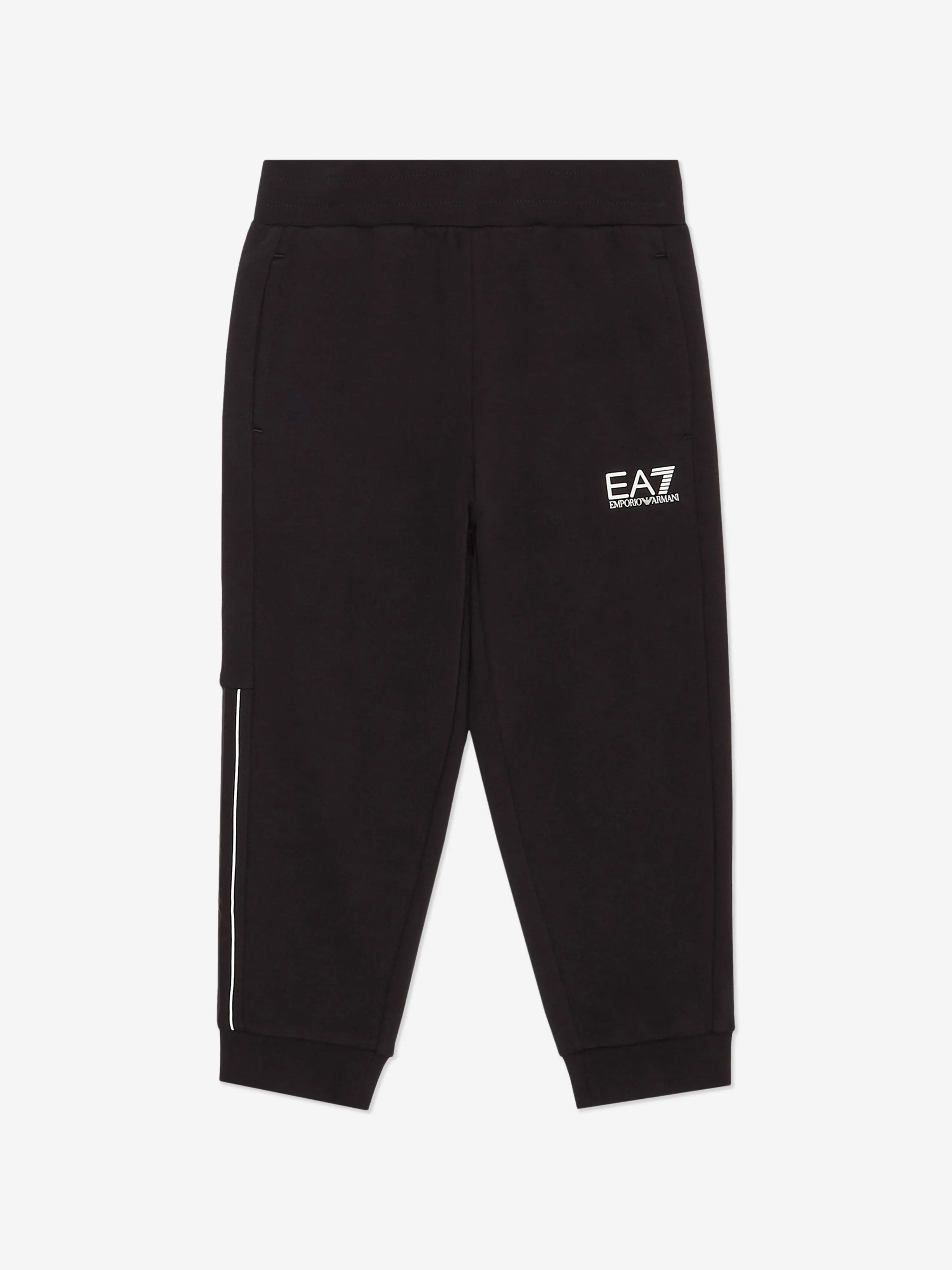 Boys Logo Tracksuit in Black