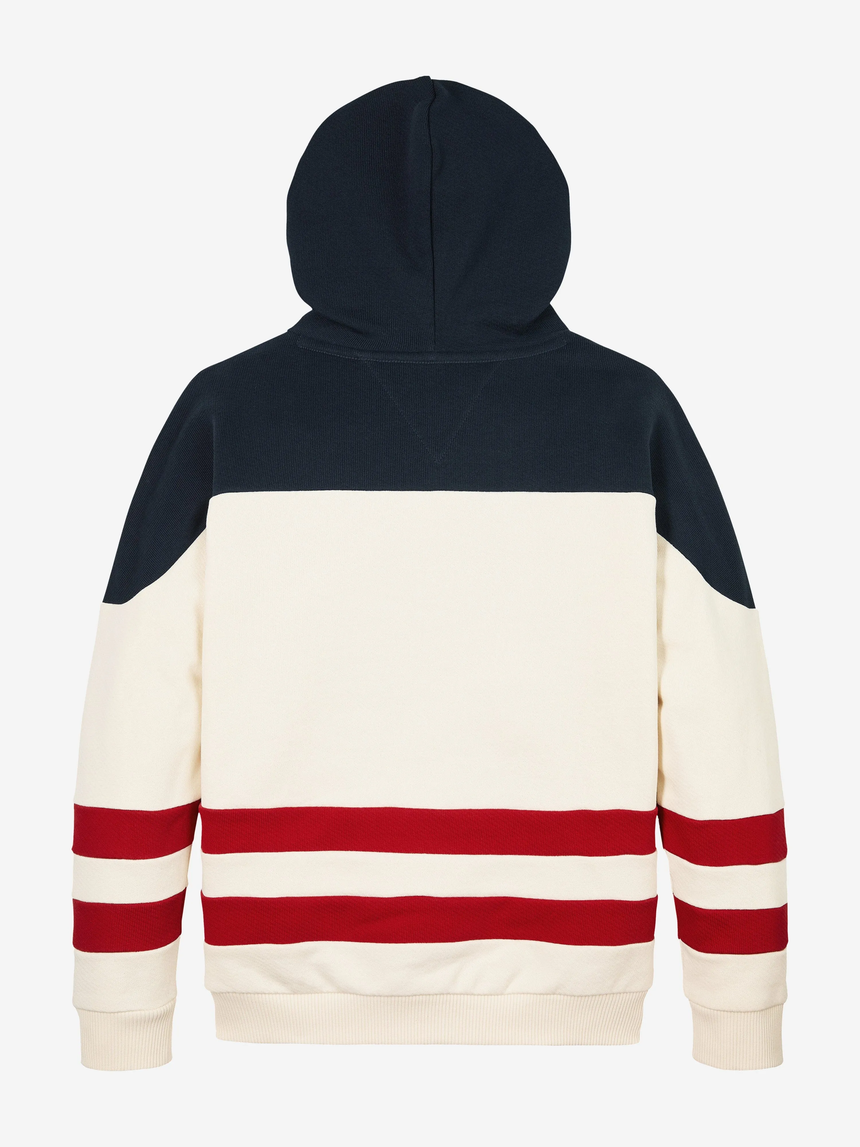 Boys Monotype Striped Hoodie in Multicolour