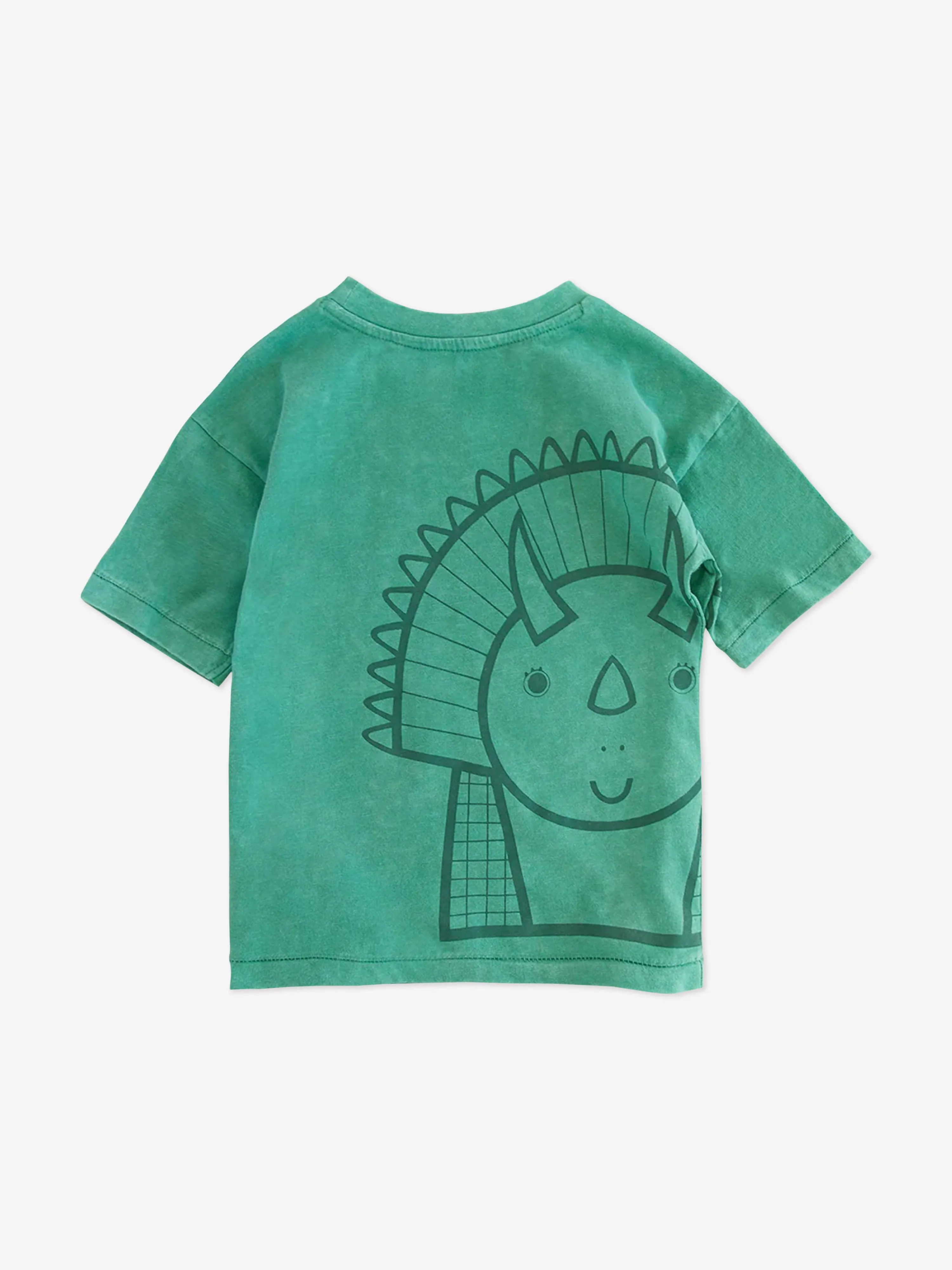 Boys Spike The Dinosaur Adventure Club T-Shirt in Green
