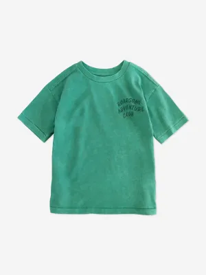Boys Spike The Dinosaur Adventure Club T-Shirt in Green