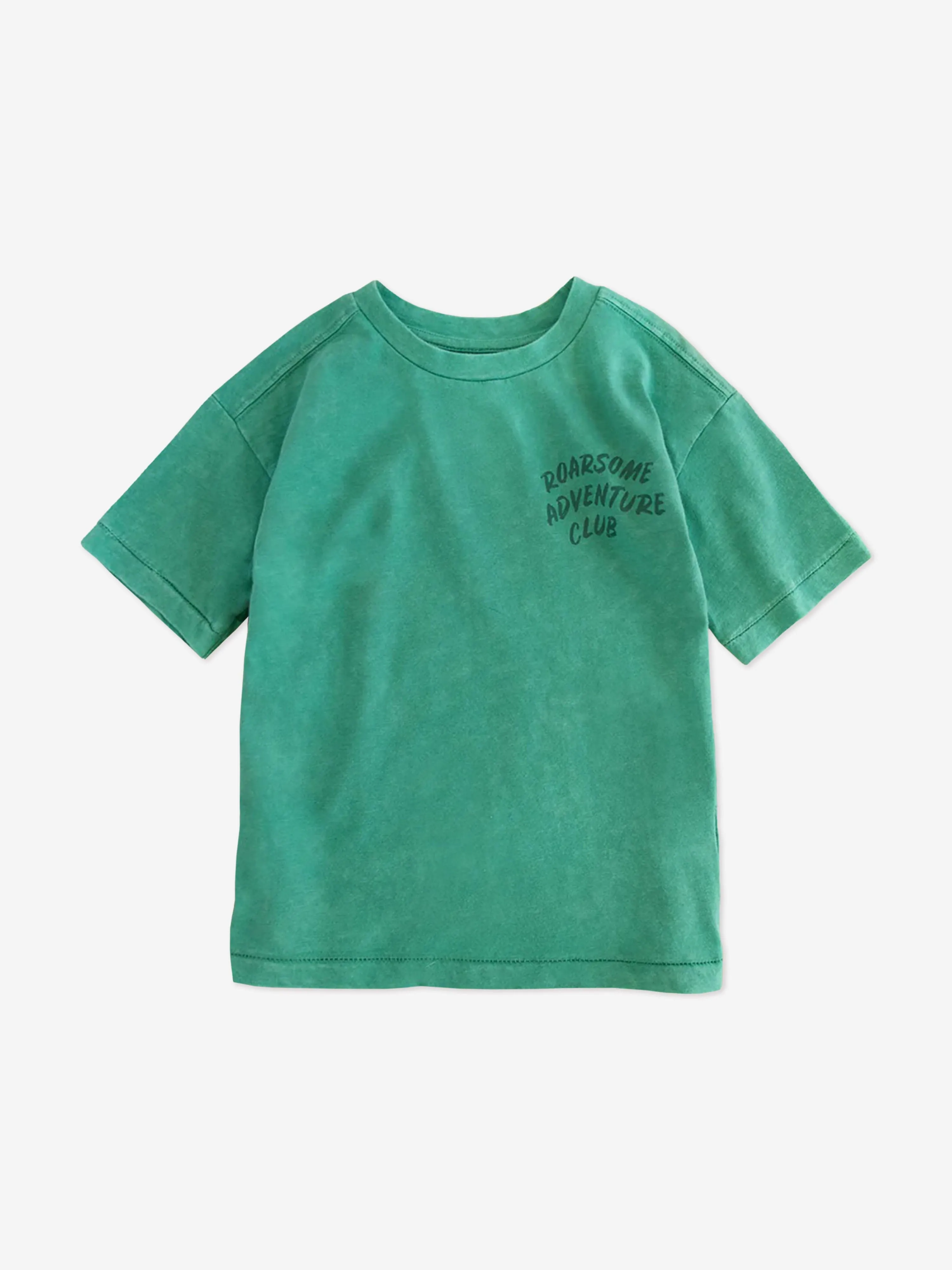 Boys Spike The Dinosaur Adventure Club T-Shirt in Green