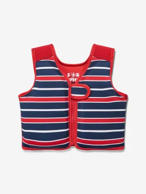 Boys Striped Float Jacket in Red (UPF50 )