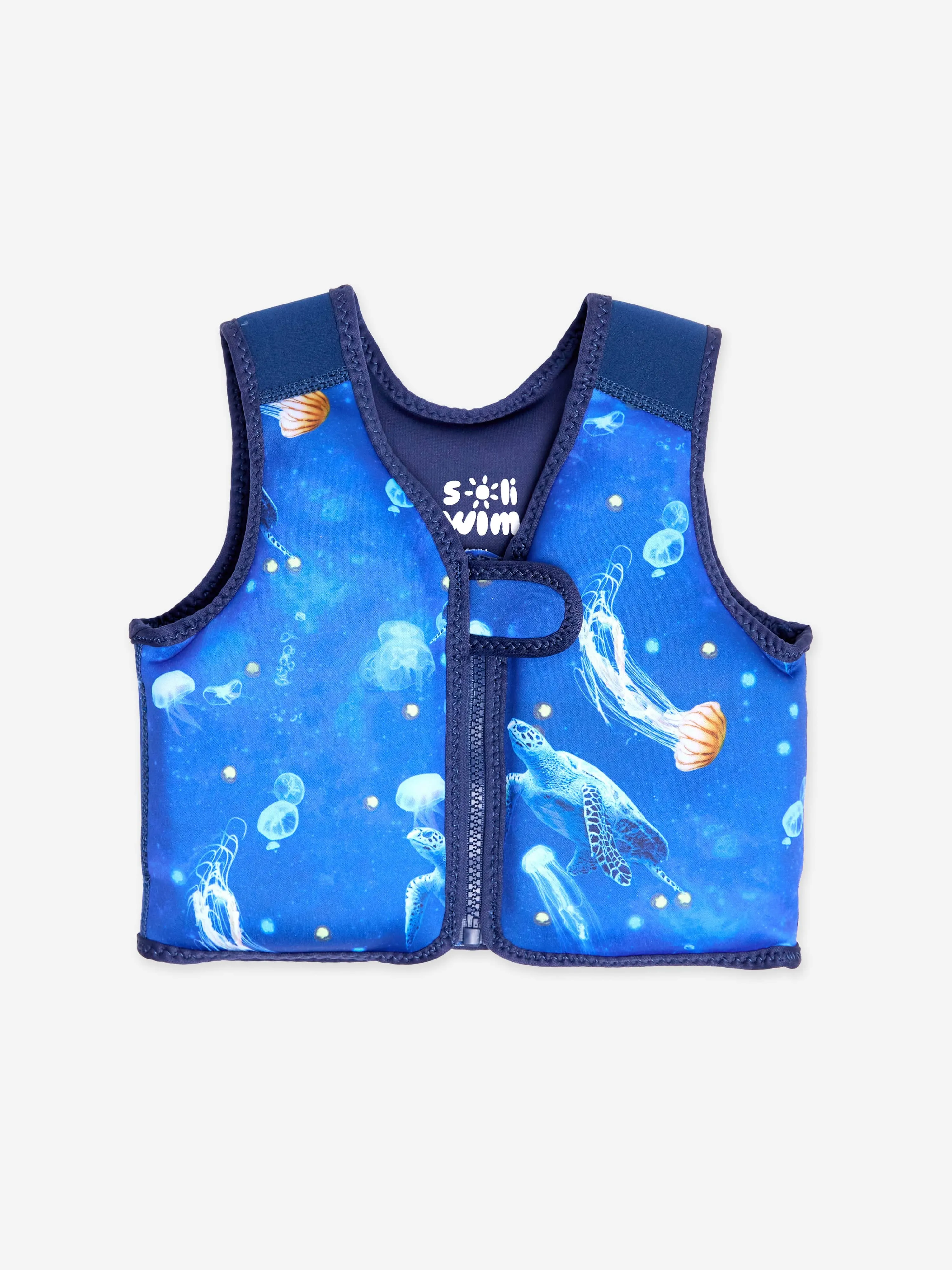 Boys Turtle Float Vest in Blue (UPF50 )