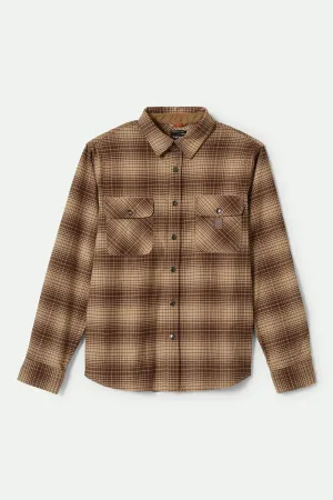 Builders Bowery Stretch Water Resistant L/S Flannel - Pine Needle/Sunbaked