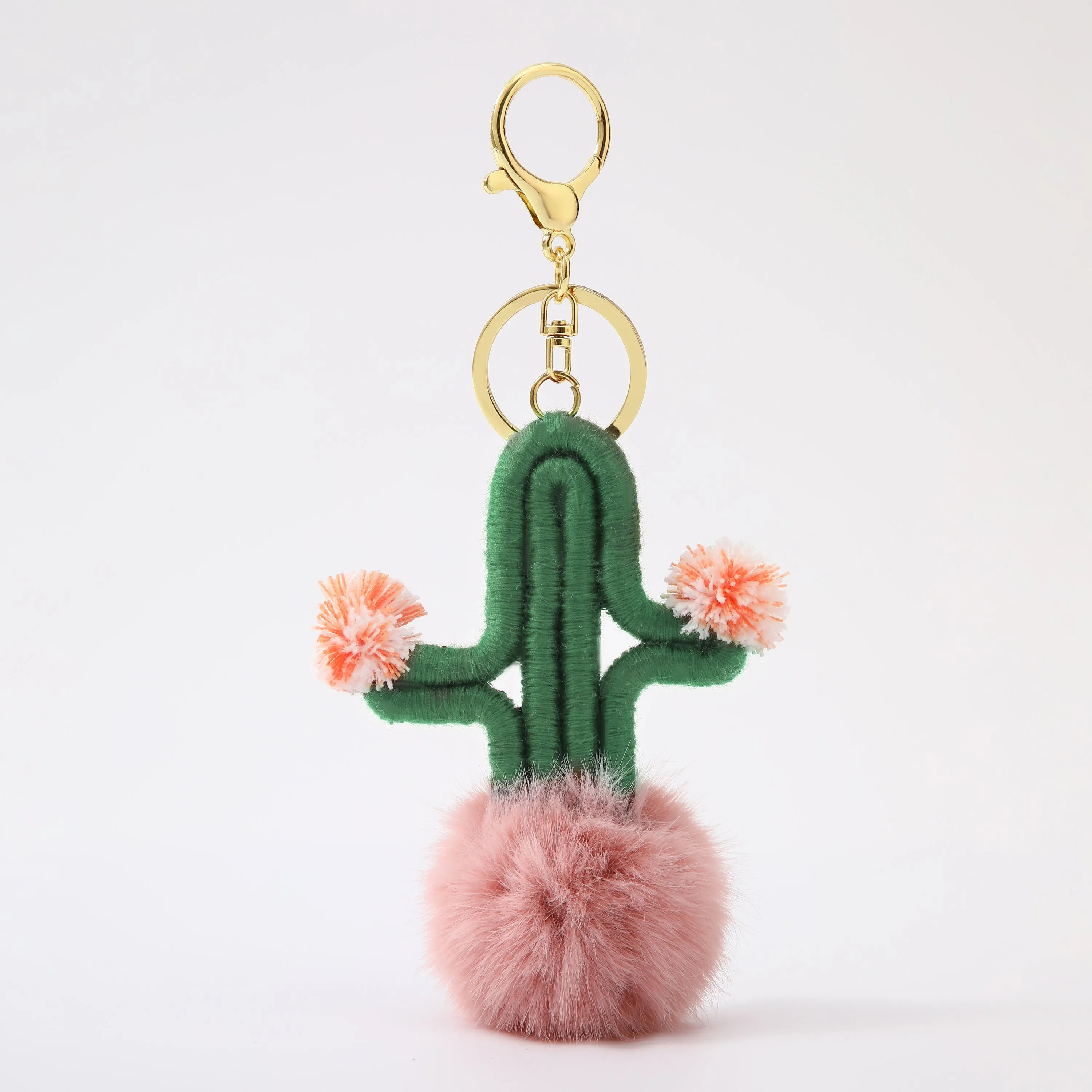 Cactus Bag Charm Green