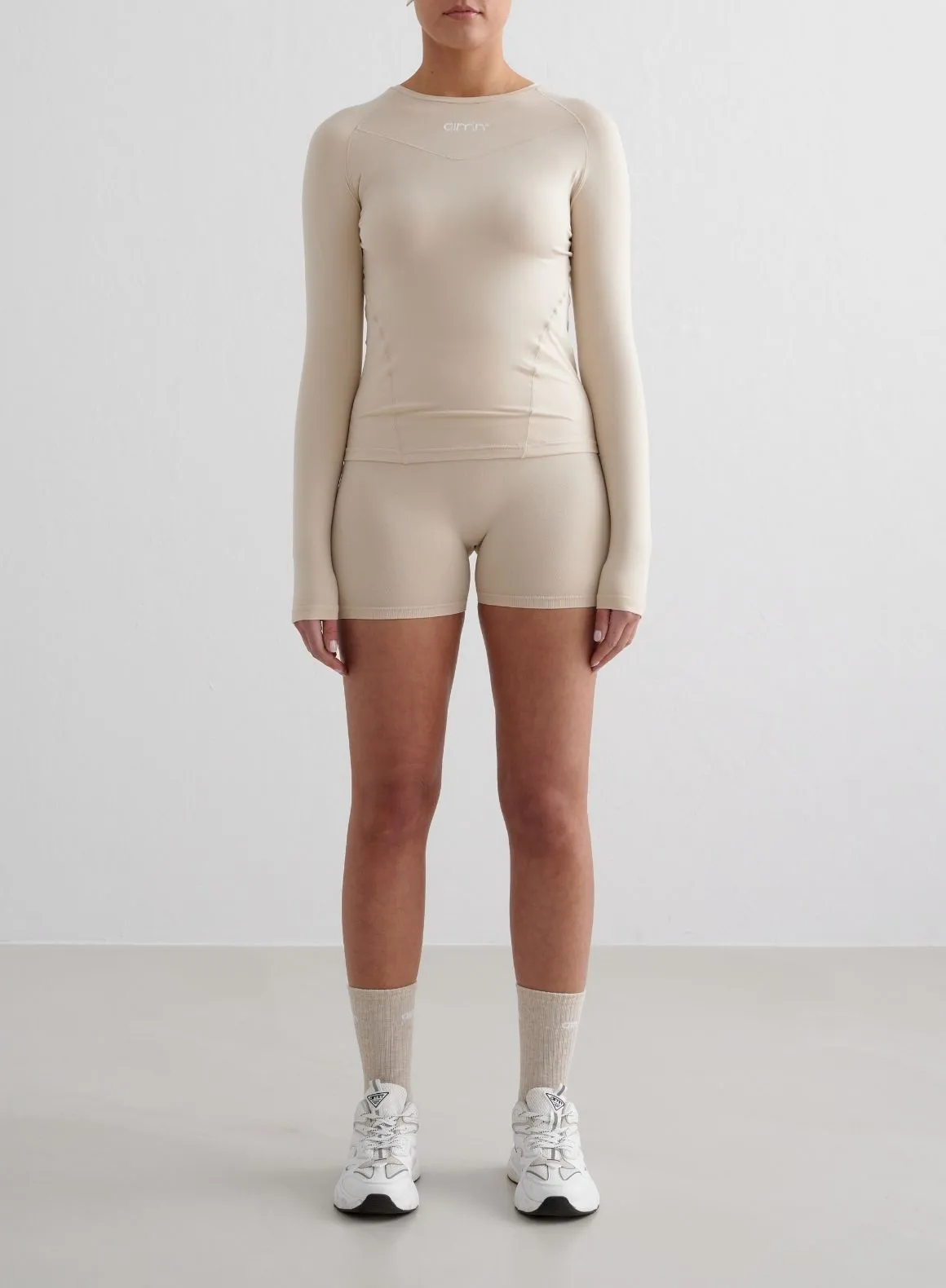 Café Au Lait Soft Basic Long Sleeve