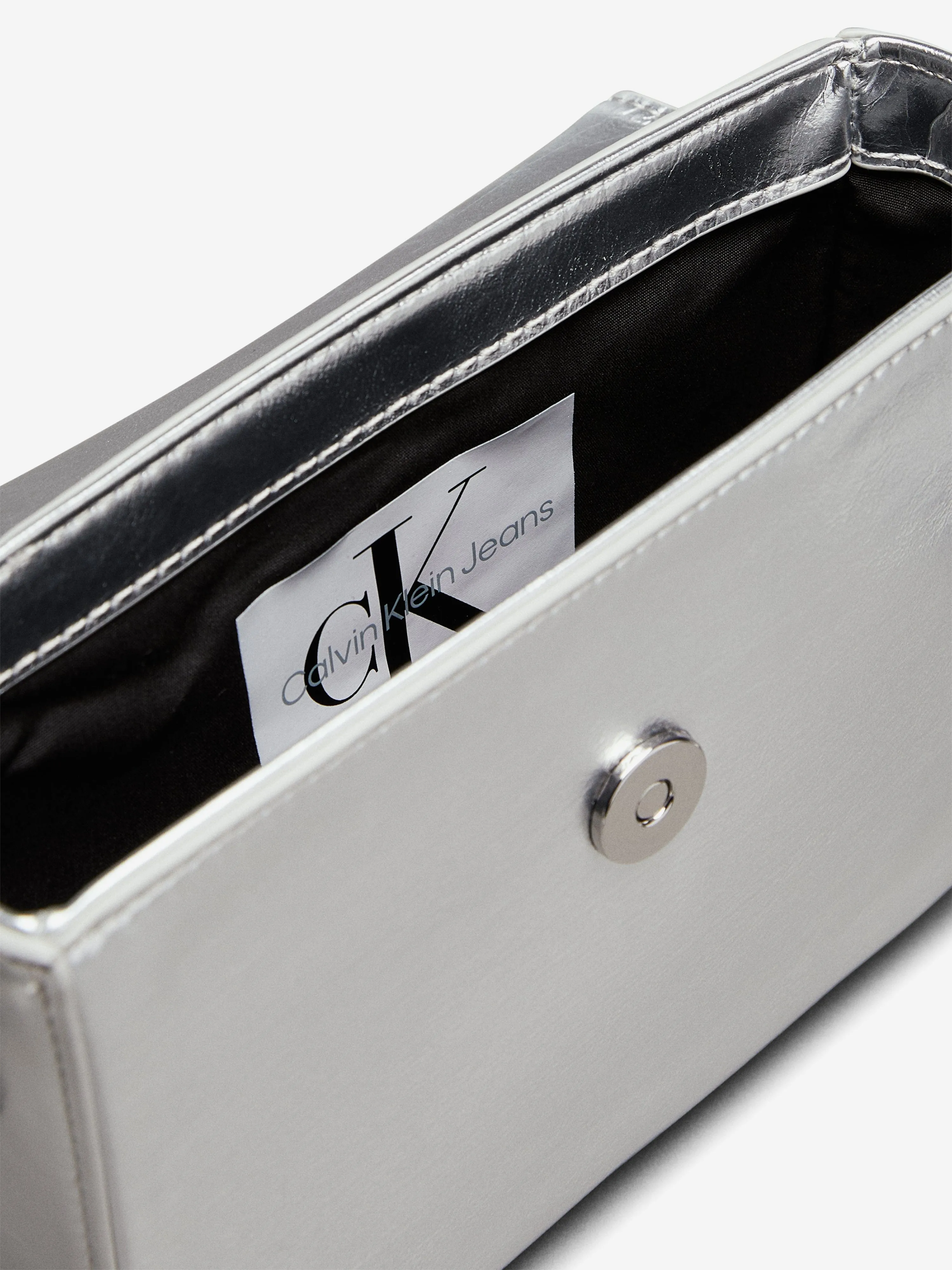 Calvin Klein Girls Crossbody Bag in Silver (20cm)