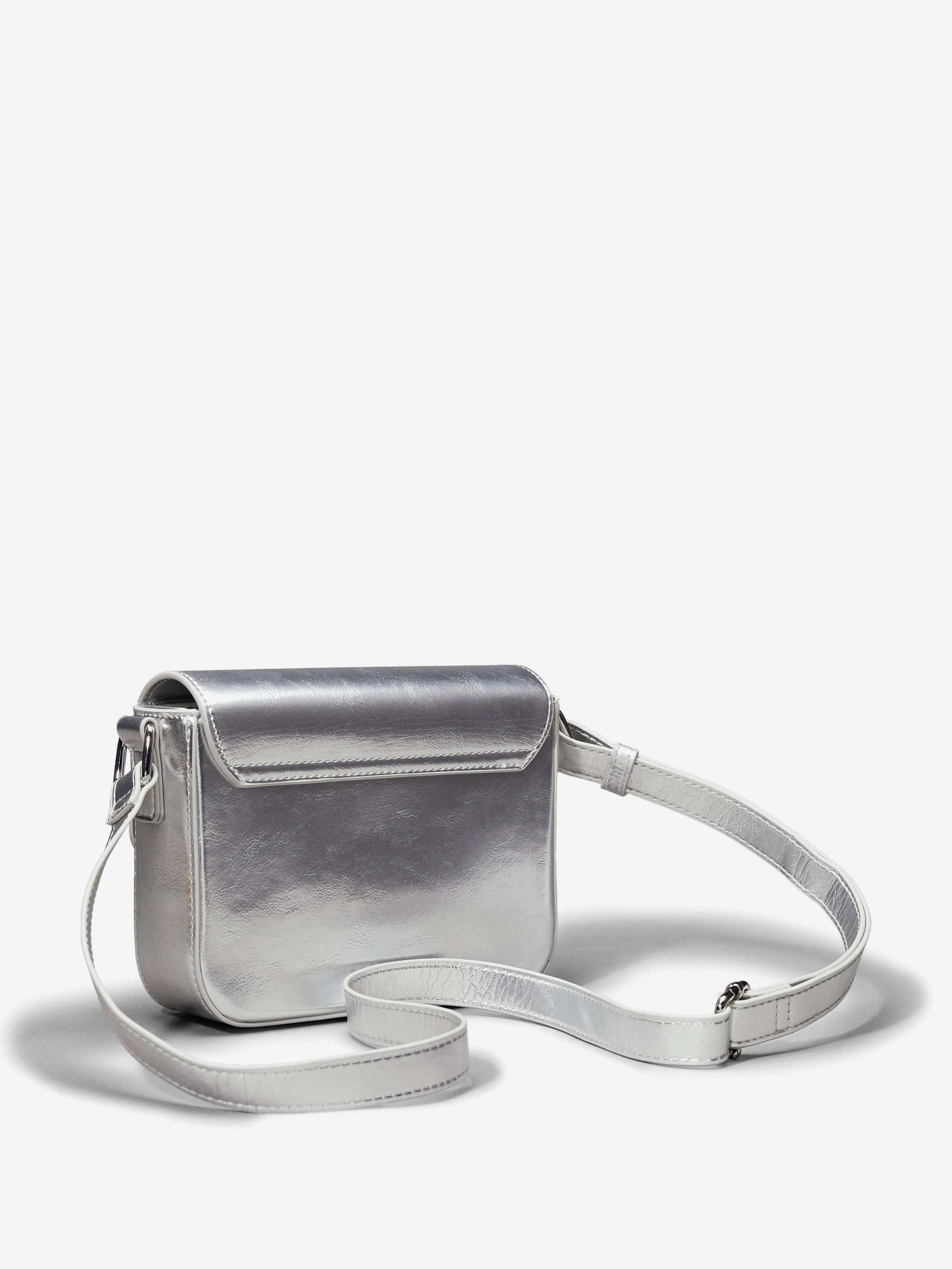 Calvin Klein Girls Crossbody Bag in Silver (20cm)
