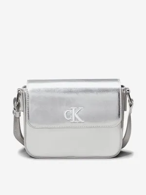 Calvin Klein Girls Crossbody Bag in Silver (20cm)