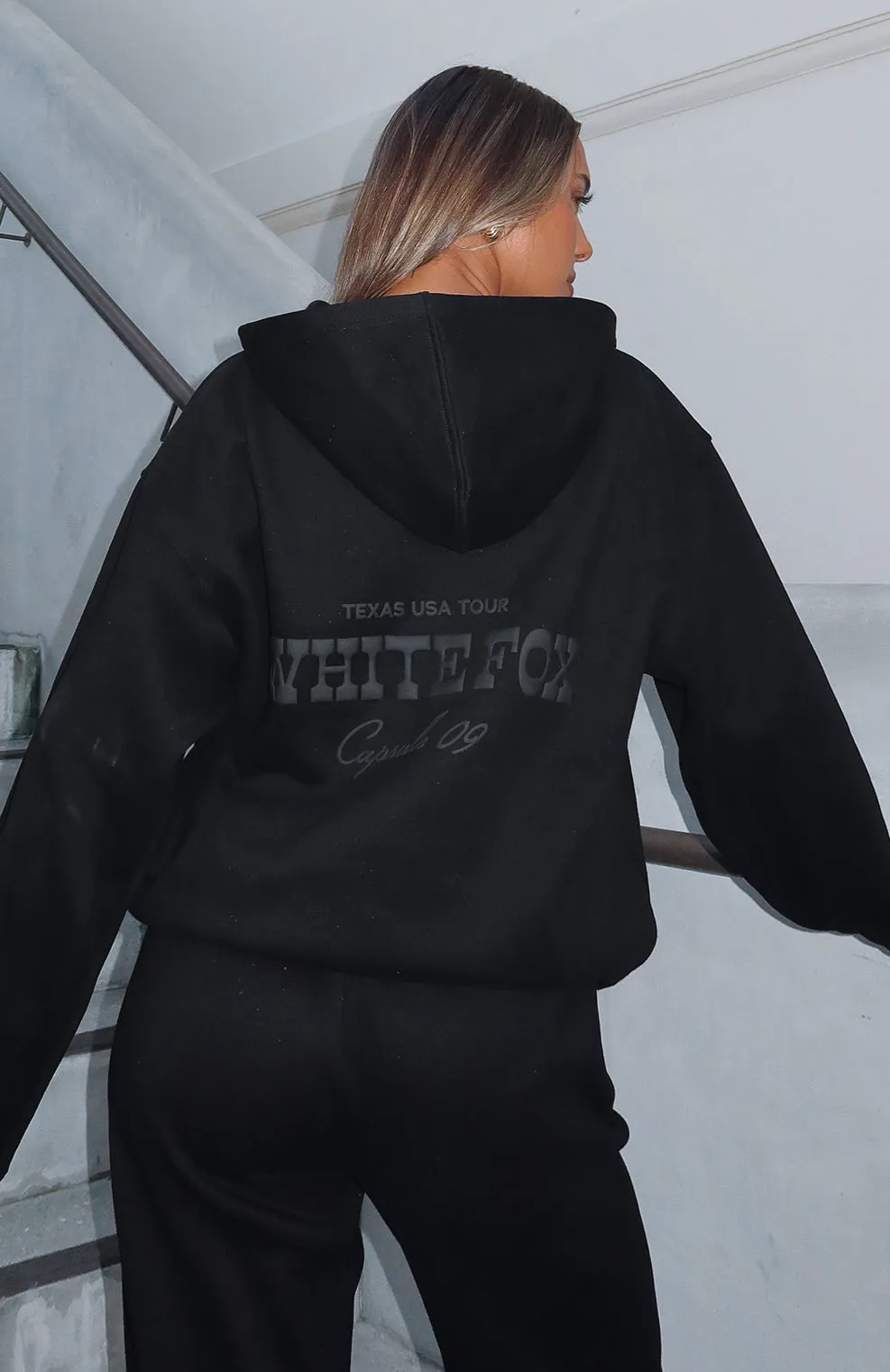Capsule 9 Western Classic Oversized Hoodie Black