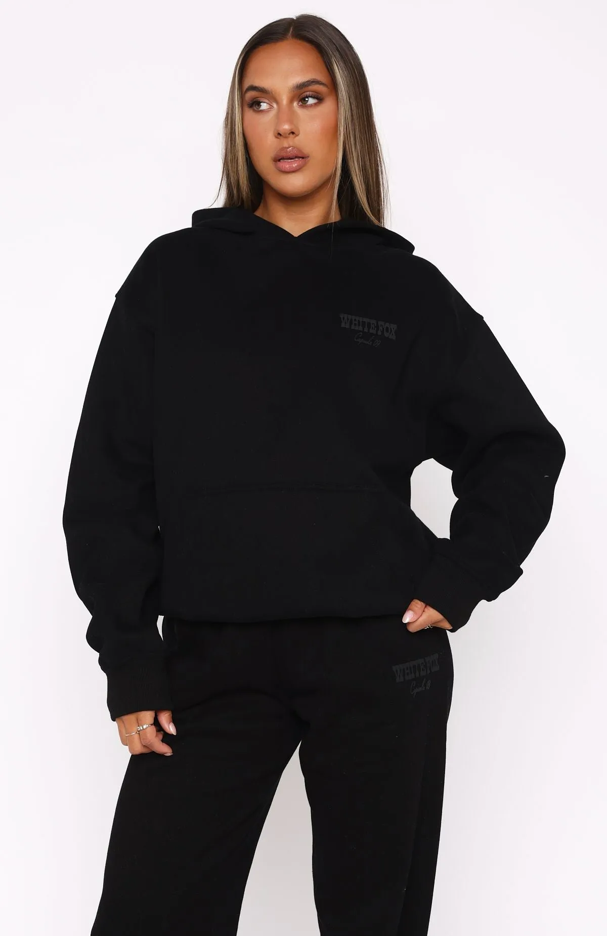 Capsule 9 Western Classic Oversized Hoodie Black