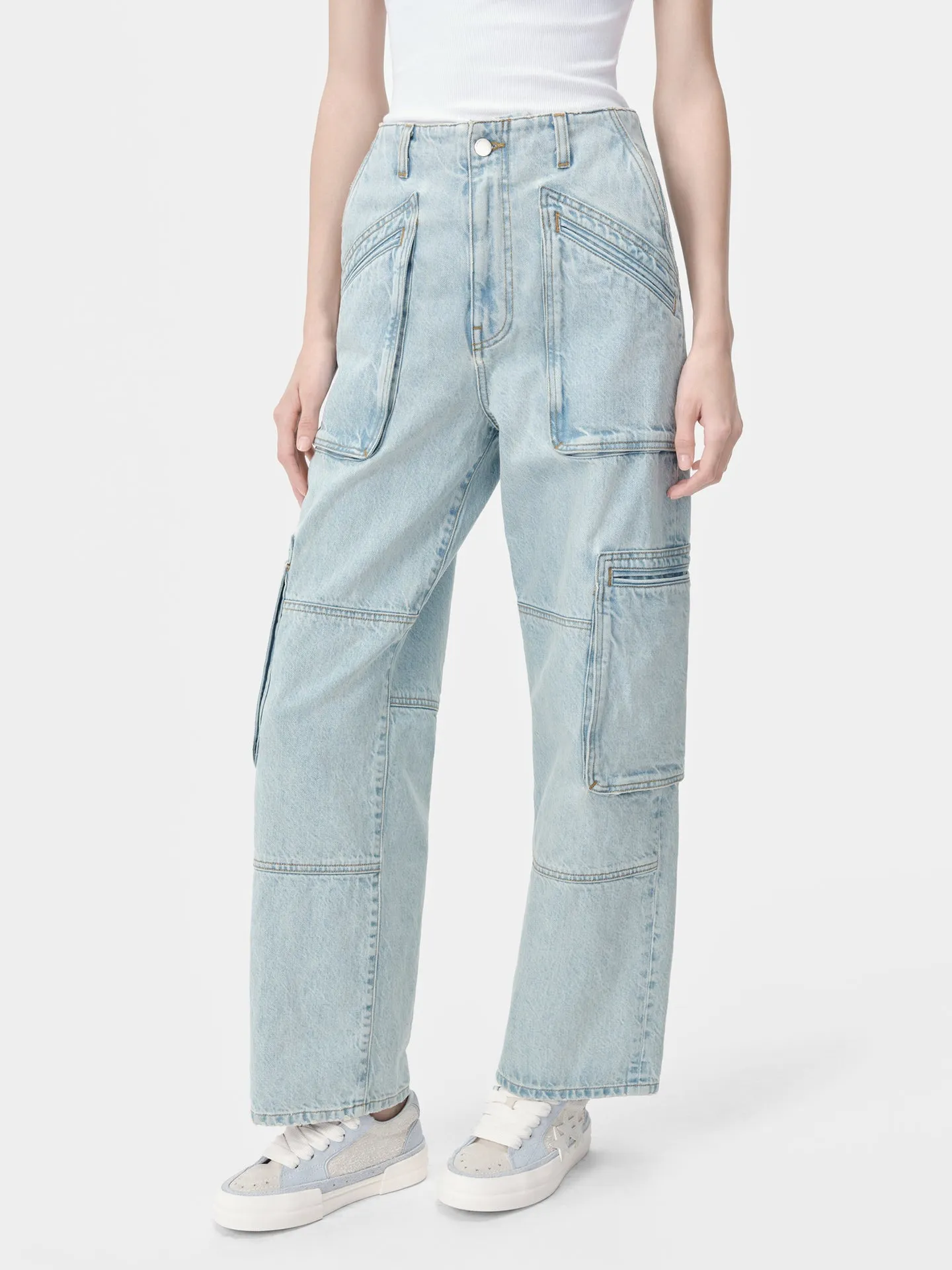Cargo Loose Light Indigo