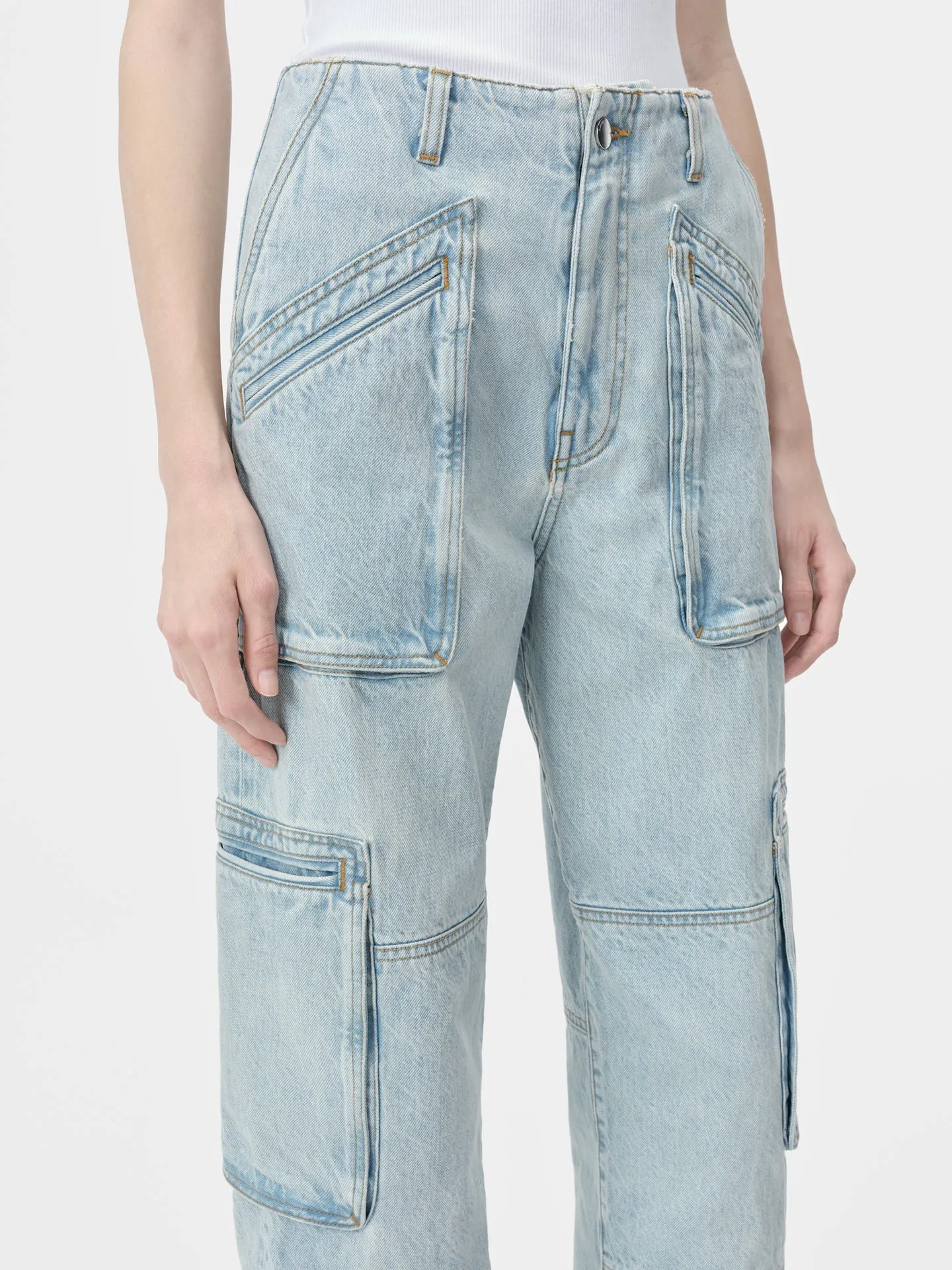 Cargo Loose Light Indigo