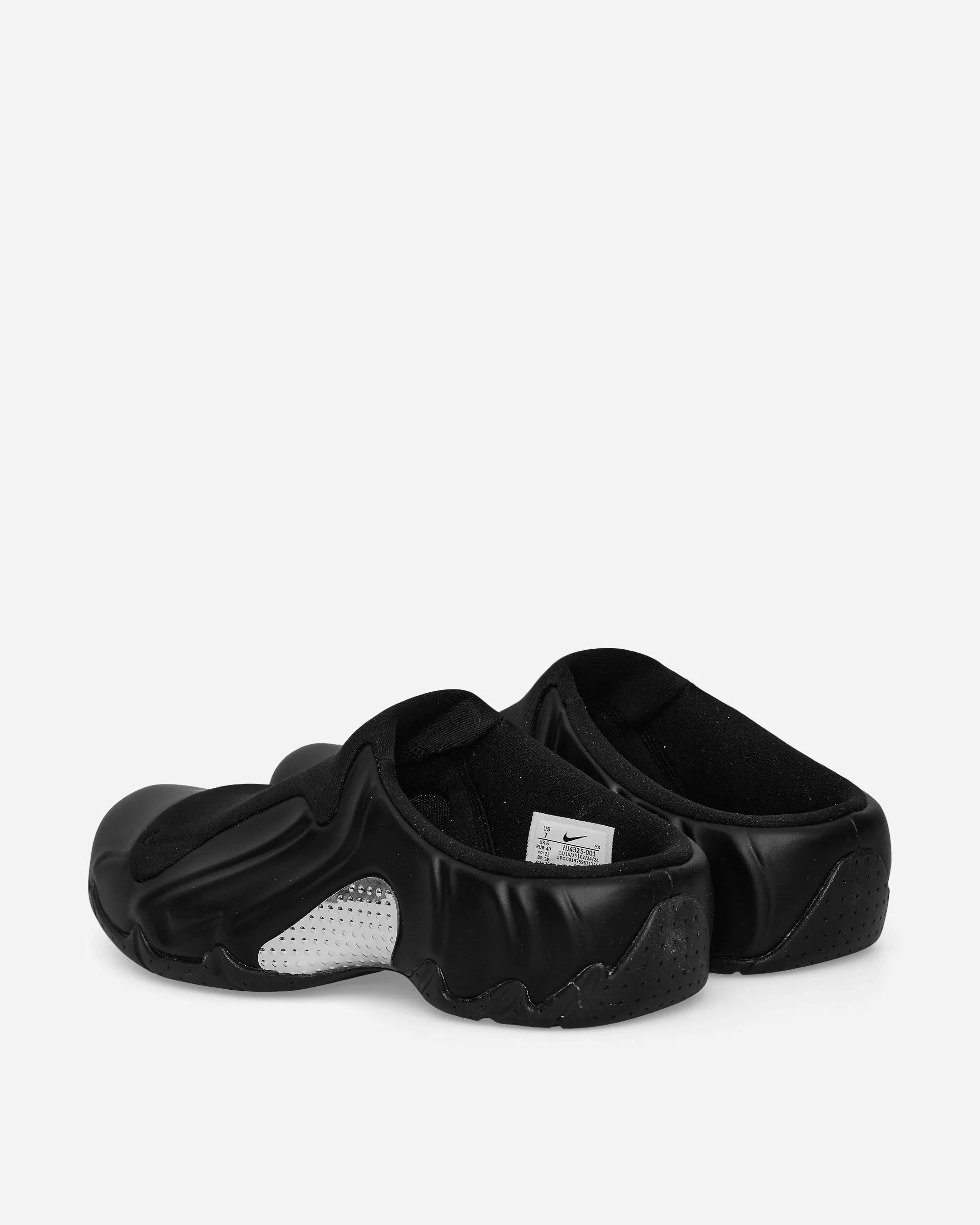 Clogposite Mules Black / Metallic Silver