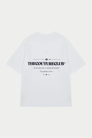 COPYRIGHT MULTI  GRAPHIC T-SHIRT - WHITE