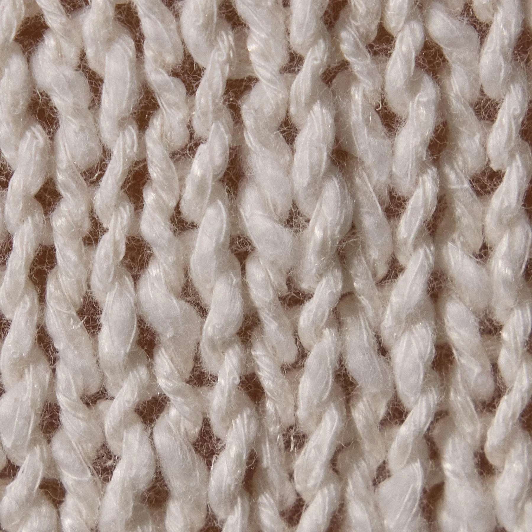 Cotton Linen Knit Tank - White