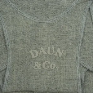 DAUN RACER TANK TOP - Cotton Gauze | Light Olive Green