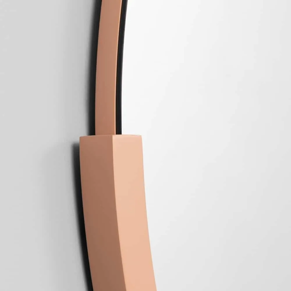 Dawn Round Mirror - Desert Small