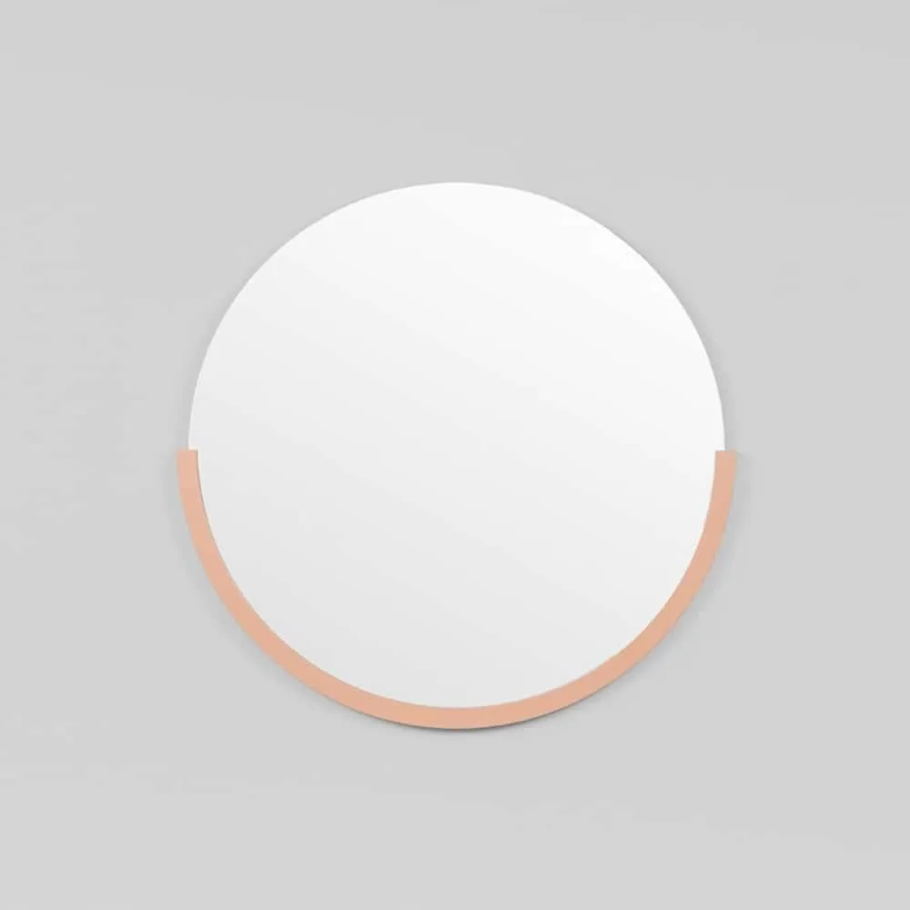 Dawn Round Mirror - Desert Small