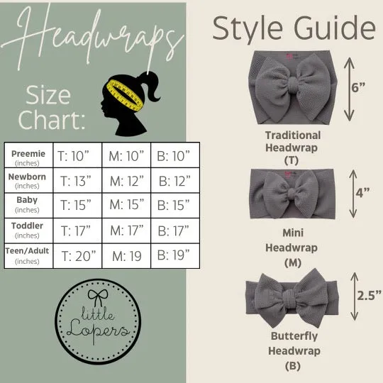 Distressed Black Headwrap