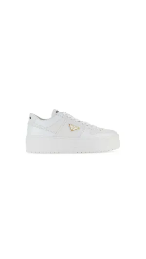 Downtown Bold Leather Sneakers - White