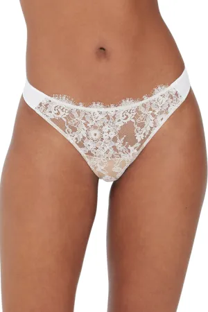 Entice Thong In White
