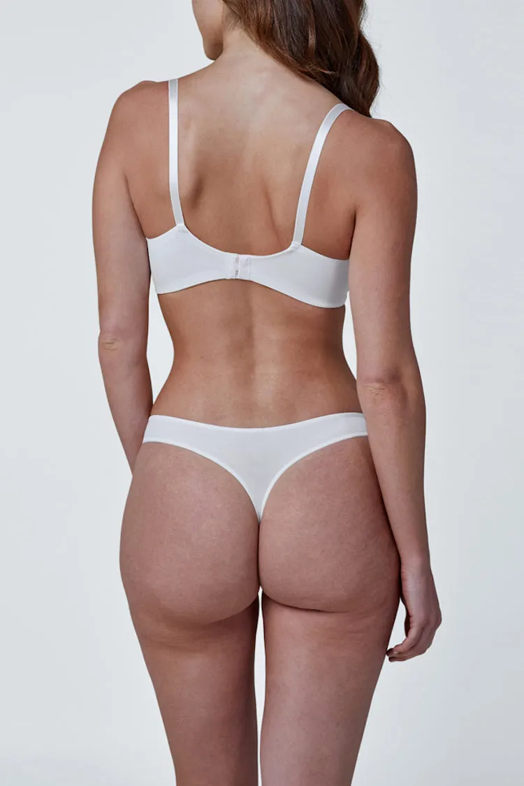 Entice Thong In White