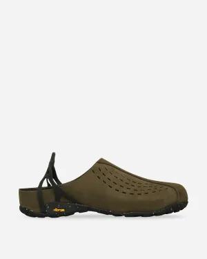 Fedaia Mules Olive Black