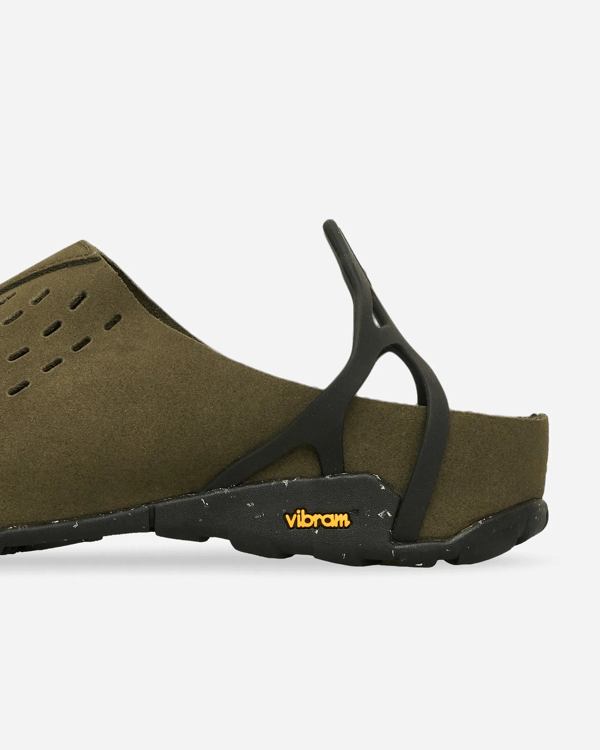 Fedaia Mules Olive Black