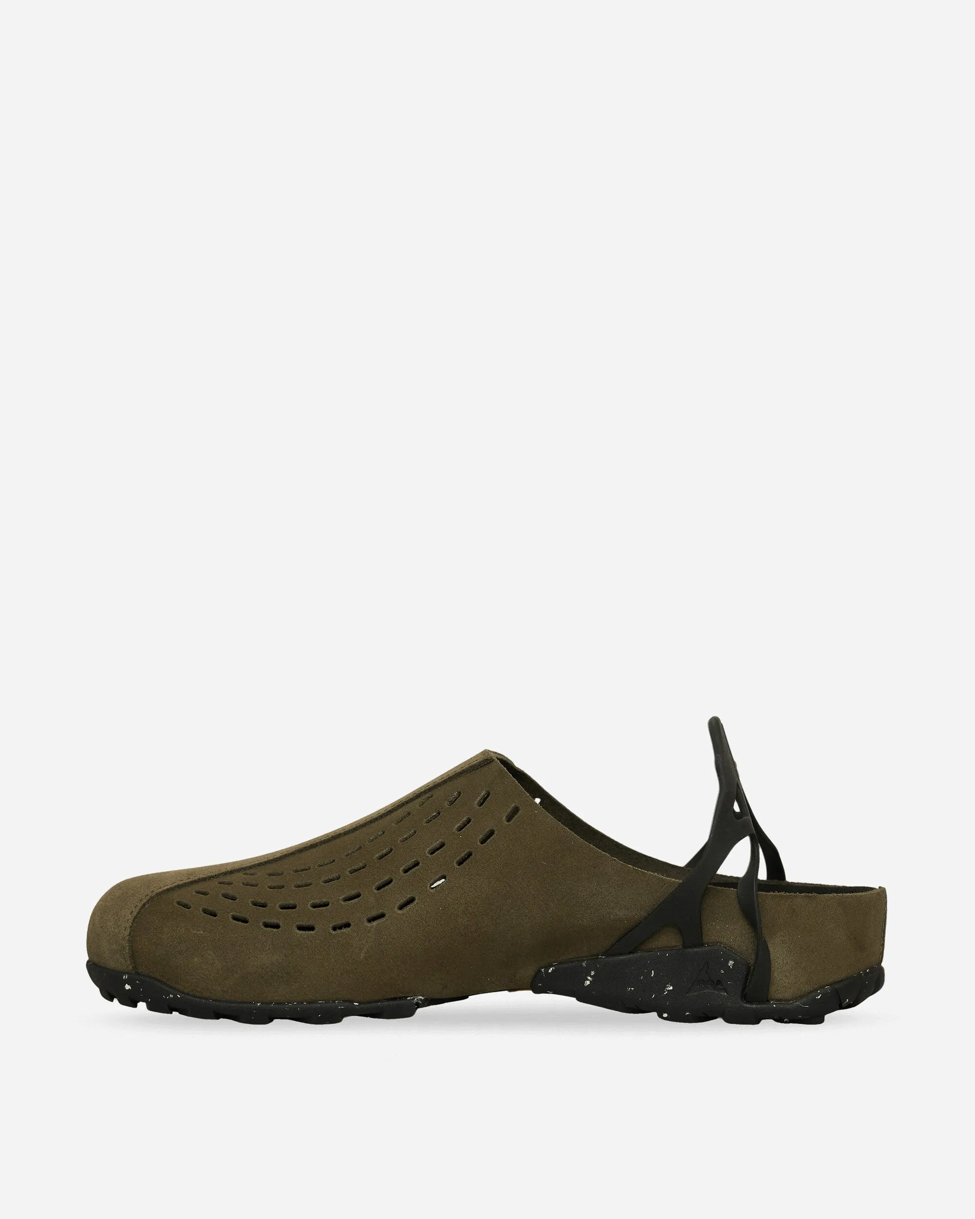 Fedaia Mules Olive Black